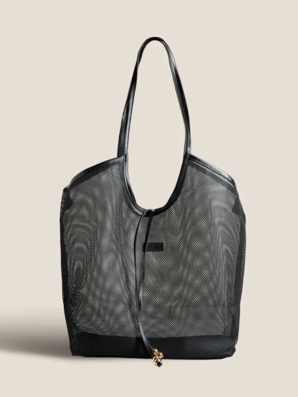 NEW Parker Thatch Tokyo Shopper foldable lightweight vegan leather nylon netting